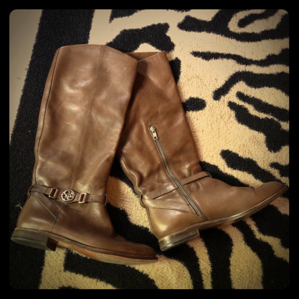 Coach Mysie leather riding boots